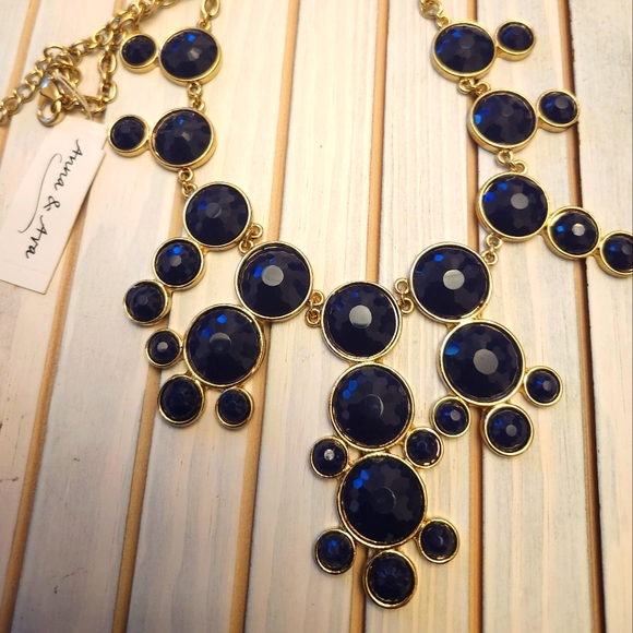 Anna and Ava Navy Blue Necklace 💙 - Picture 3 of 5